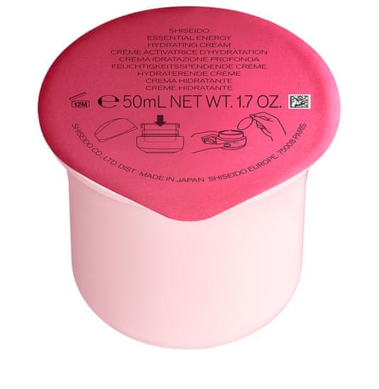 Shiseido Nadomestno polnilo za vlažilno kremo za kožo Essential Energy ( Hydrating Cream Refill) 50 ml