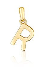 JVD Minimalističen pozlačen obesek s črko "R" SVLP0948XH2GO0R