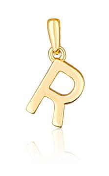 JVD Minimalističen pozlačen obesek s črko "R" SVLP0948XH2GO0R