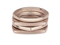 Breil Nov moderni bronasti komplet prstanov Tetra TJ302 (Obseg 56 mm)