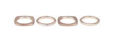 Breil Nov moderni bronasti komplet prstanov Tetra TJ302 (Obseg 56 mm)