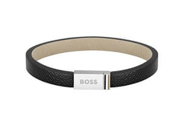 Hugo Boss Moderna usnjena zapestnica Jace 1580336