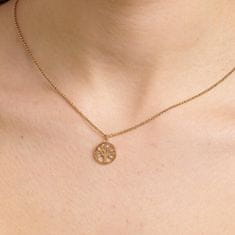 Brosway Pozlačena ogrlica Tree of Life Chakra BHKN094