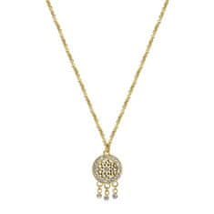 Brosway Pozlačena ogrlica Chakra Dream Catcher BHKN096