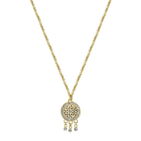 Brosway Pozlačena ogrlica Chakra Dream Catcher BHKN096