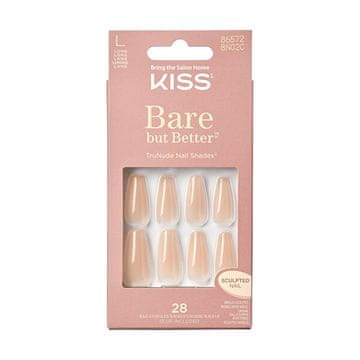 KISS Lepljivi nohti Bare but Better Nails - Nude Drama 28 kos
