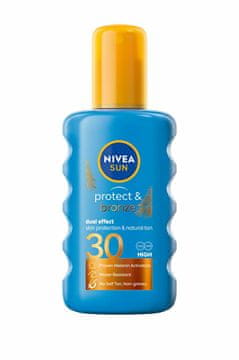 Nivea SPF 30 sončno intenziven (Protect & Bronze Sun Spray) sončenje (Protect & Bronze Sun Spray) sončenje