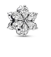 Pandora Srebrna perla v obliki rože 792623C01