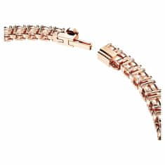 Swarovski Brezčasna pozlačena kristalna zapestnica Matrix Tennis 5657661 (Dolžina 17,5 cm)