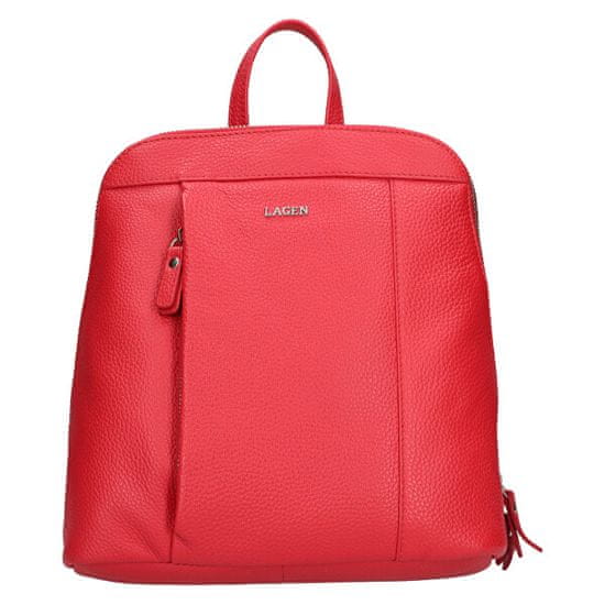 Lagen Ženski usnjeni nahrbtnik BLC/20/1520 20/1520 -ML RED