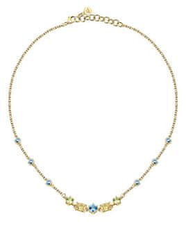 Morellato Elegantna pozlačena ogrlica s kubičnim cirkonijem Colori SAVY05