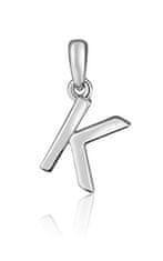 JVD Minimalističen srebrn obesek "K" SVLP0948XH2000K