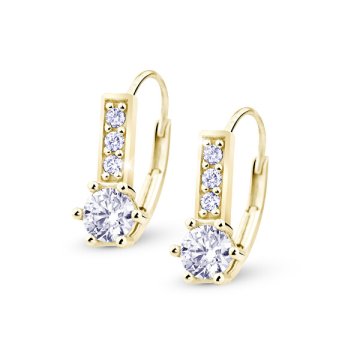 Cutie Jewellery Čudoviti viseči uhani s cirkoni Z8057-55-10-X-1