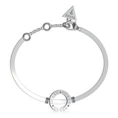 Guess Modna jeklena zapestnica Circle Lights JUBB03172JWRHS (Dimenzije S: 14,5 - 18,5 cm)