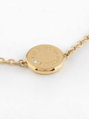 Guess Elegantna sanjajoča pozlačena ogrlica Guess JUBN03124JWYGT/U
