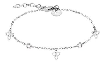 Tamaris Modna jeklena zapestnica s cirkoni TJ-0013-A-27