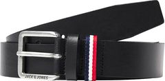 Jack&Jones Moški usnjen pas JACESPO 12219179 Črna (Dolžina pasu 90)