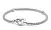 Dovršena srebrna zapestnica Moments heart 592453C00 (Dolžina 19 cm)