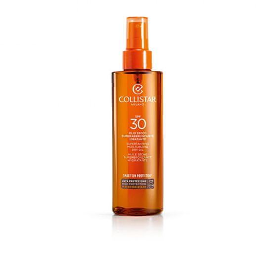 Collistar Suho olje za porjavitev SPF 30 (Supertanning Mosturizing Dry Oil) 200 ml