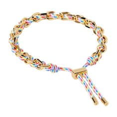 PDPAOLA Elegantna pozlačena zapestnica ROPES PU01-683-U