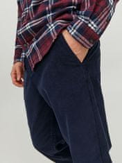 Jack&Jones Moške hlače JPSTKARL Tapered Fit 12237547 Navy Blaze r (Velikost 36/32)