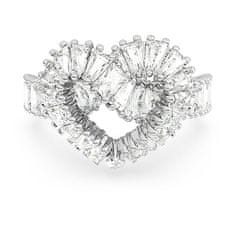 Swarovski Kupidonov romantični prstan s srcem 5648291 (Obseg 52 mm)