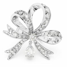 Swarovski Ekstravaganten prstan s pentljo Volta 5647729 (Obseg 52 mm)