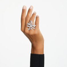 Swarovski Ekstravaganten prstan s pentljo Volta 5647729 (Obseg 52 mm)
