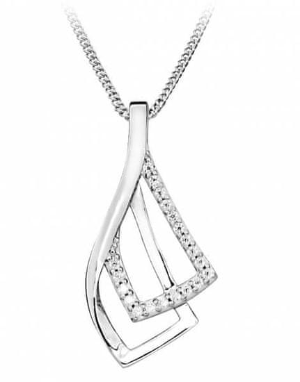 Silver Cat Elegantna ogrlica s cirkoni SC371
