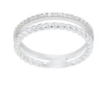 Brilio Silver Očarljiv srebrn prstan s cirkoni GR044W