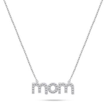 Brilio Silver Originalna srebrna ogrlica Mom NCL111W