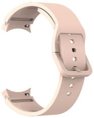4wrist Silikonski pašček za Samsung Galaxy Watch 6/5/4 - Peščeno roza