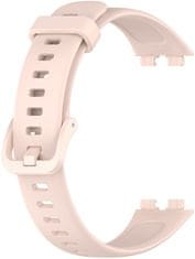 4wrist Silikonski pašček za Huawei Watch Band 8 - roza
