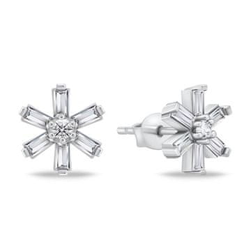 Brilio Silver Očarljivi srebrni uhani s cirkoni EA853W