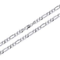 Brilio Silver Srebrna zapestnica Figaro 22 cm 461 086 00168 04 - 6,24 g