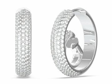 Guess Očarljivi krogi s cirkoni Crazy Earrings JUBE03299JWRHT/U
