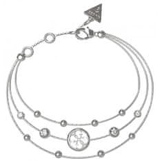 Guess Trojna jeklena zapestnica Perfect Illusion JUBB03377JWRH (Dimenzije 14,5 - 18,5 cm - S)