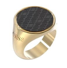 Guess Eleganten pozlačen prstan King`s Road JUMR03222JWYGBK (Obseg 60 mm)
