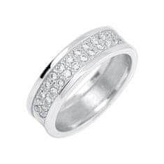 Brilio Silver Bleščeč prstan s cirkoni 426 001 00514 04 (Obseg 51 mm)