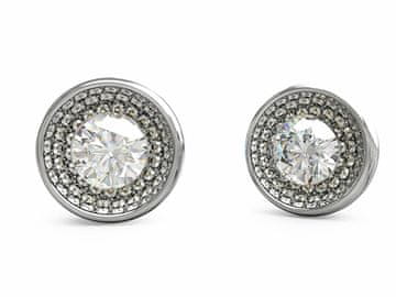 Guess Unikatni jekleni uhani Solitaire JUBE03396JWRHT/U