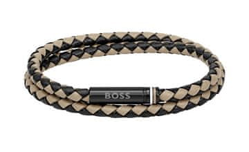 Hugo Boss Moderna usnjena dvojna zapestnica 1580495
