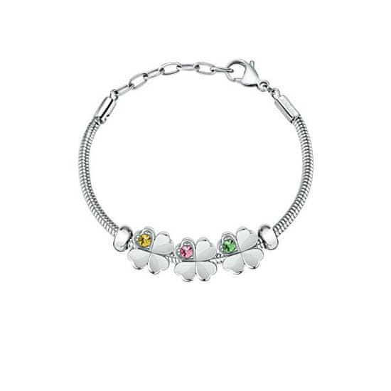Morellato Zapestnica za srečo Drops SCZ1283 Charm Steel