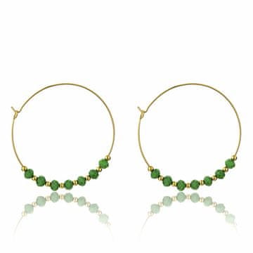 Emily Westwood Pozlačeni obročasti uhani EWE23025G