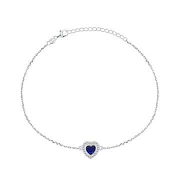 Brilio Silver Romantična srebrna zapestnica s cirkoni BR23WB