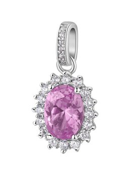 Brosway Eleganten srebrn obesek Kate z elegantnimi cirkoni FVP13