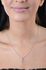 Romantični obesek Srce s kristalom 446 001 00367 04