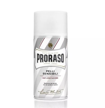 Proraso Potovalna pena za britje za občutljivo kožo White Green Tea (Shaving Foam) 50 ml