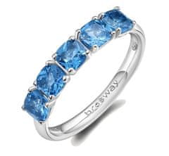 Brosway Eleganten srebrn prstan s cirkoni Fancy FFB14 (Obseg 54 mm)