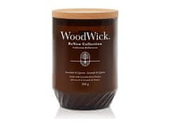 Woodwick Dišeča sveča ReNew kozarec velika Lavender & Cypress 368 g