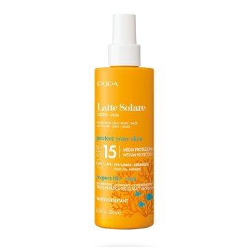Pupa Mleko v pršilu za porjavitev Latte Solar e SPF 15 (Sunscreen Milk) 200 ml